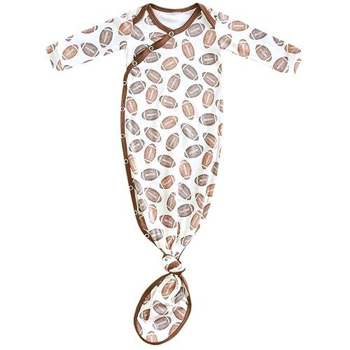 Copper Pearl Newborn Knotted Gown Blitz