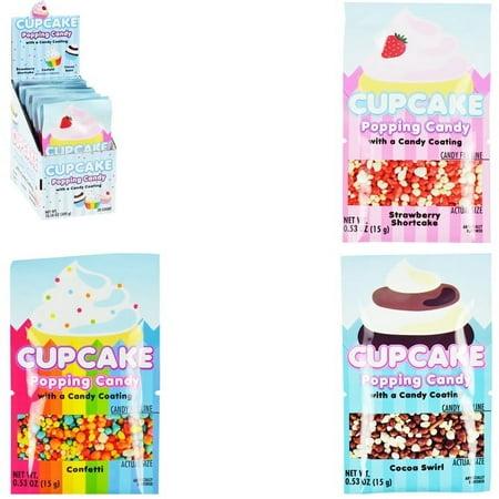 Cupcake Coated Popping Candy