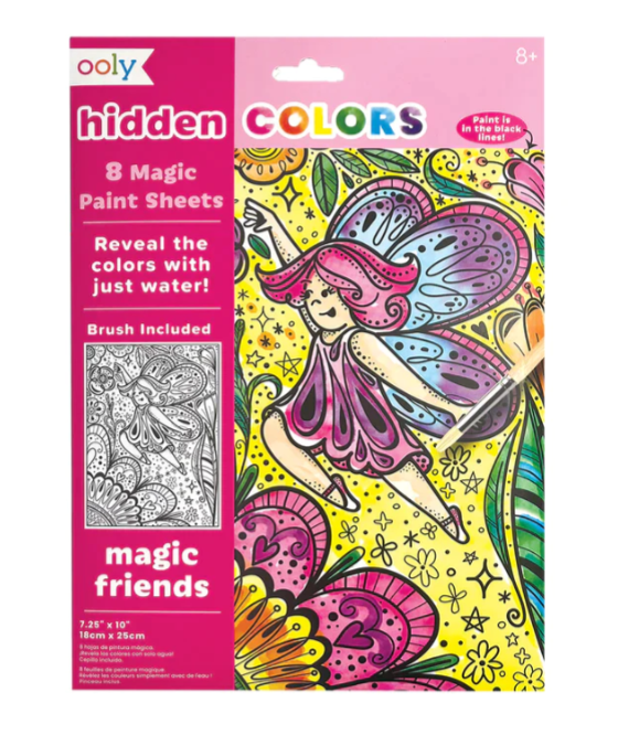 Ooly Hidden Colors Magic Paint Sheets | Magic Friends