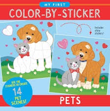 My First Color-by-Sticker Book - Pets | RPS Toys