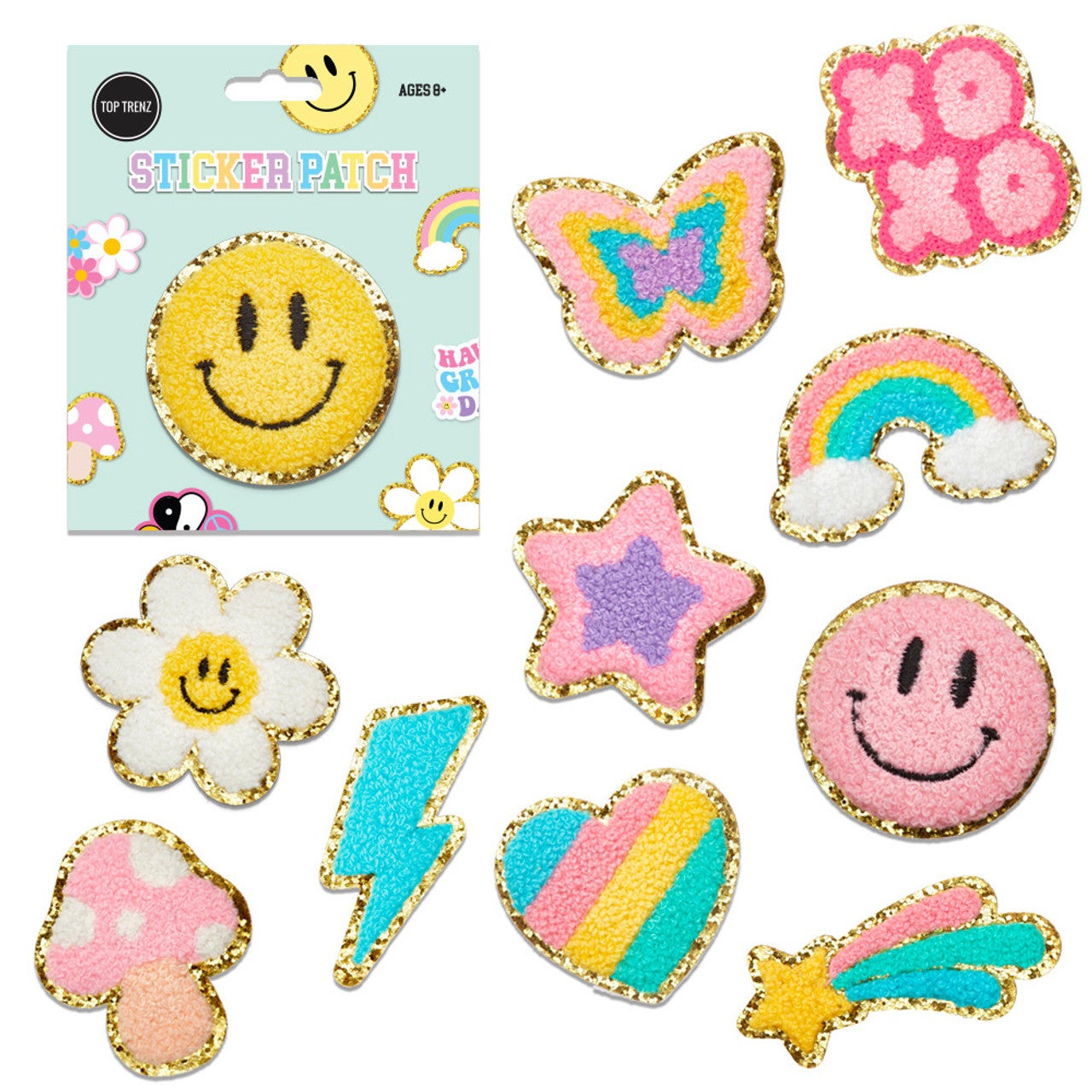 Chenille Sticker Patch (assorted)