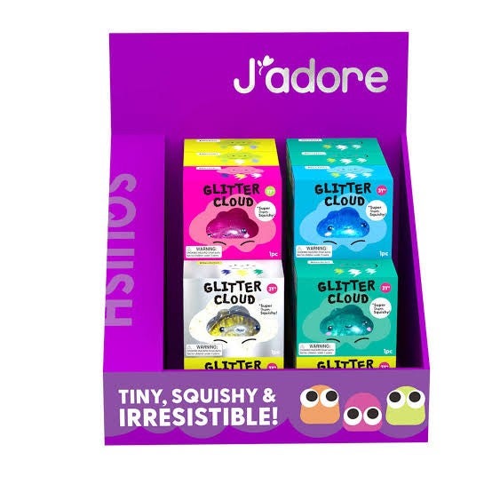 J'adore Glitter Cloud Squishy