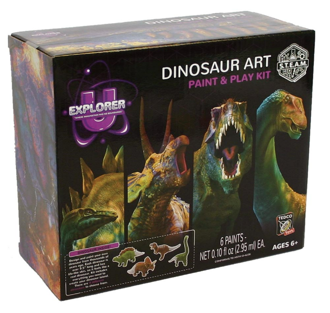 Creatology, Toys, Creatology On The Go Art Set Ensemble Dart Portable  Dinosaur 8 Pieces