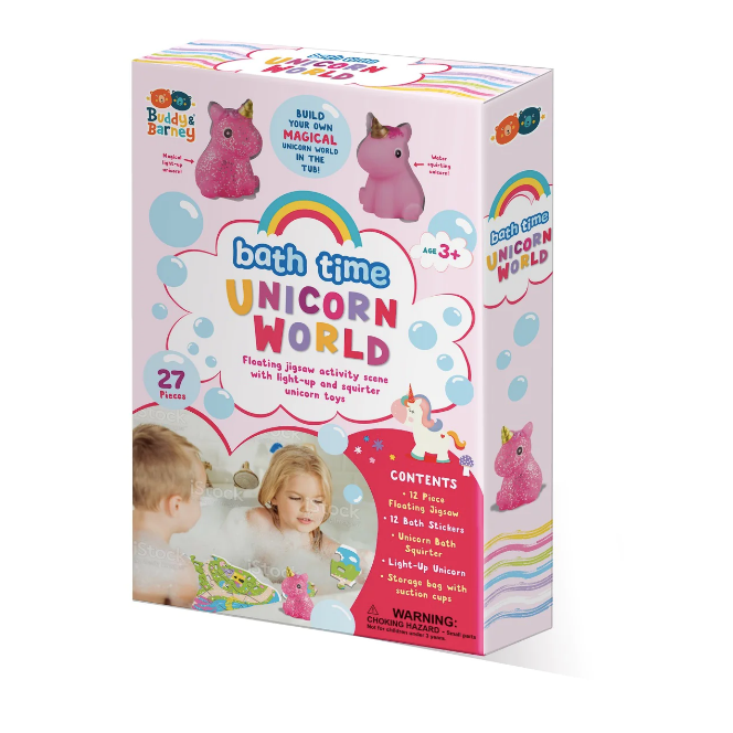 Buddy & Barney Bath Time Unicorn World Activity Set | RPS Toys